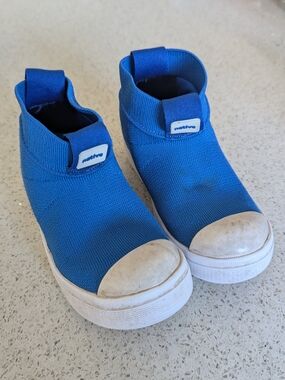 Native Jefferson Kids Blue Slip-On Sneakers